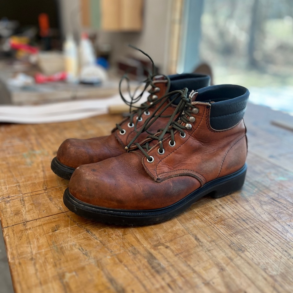 Mens vintage redwing boots